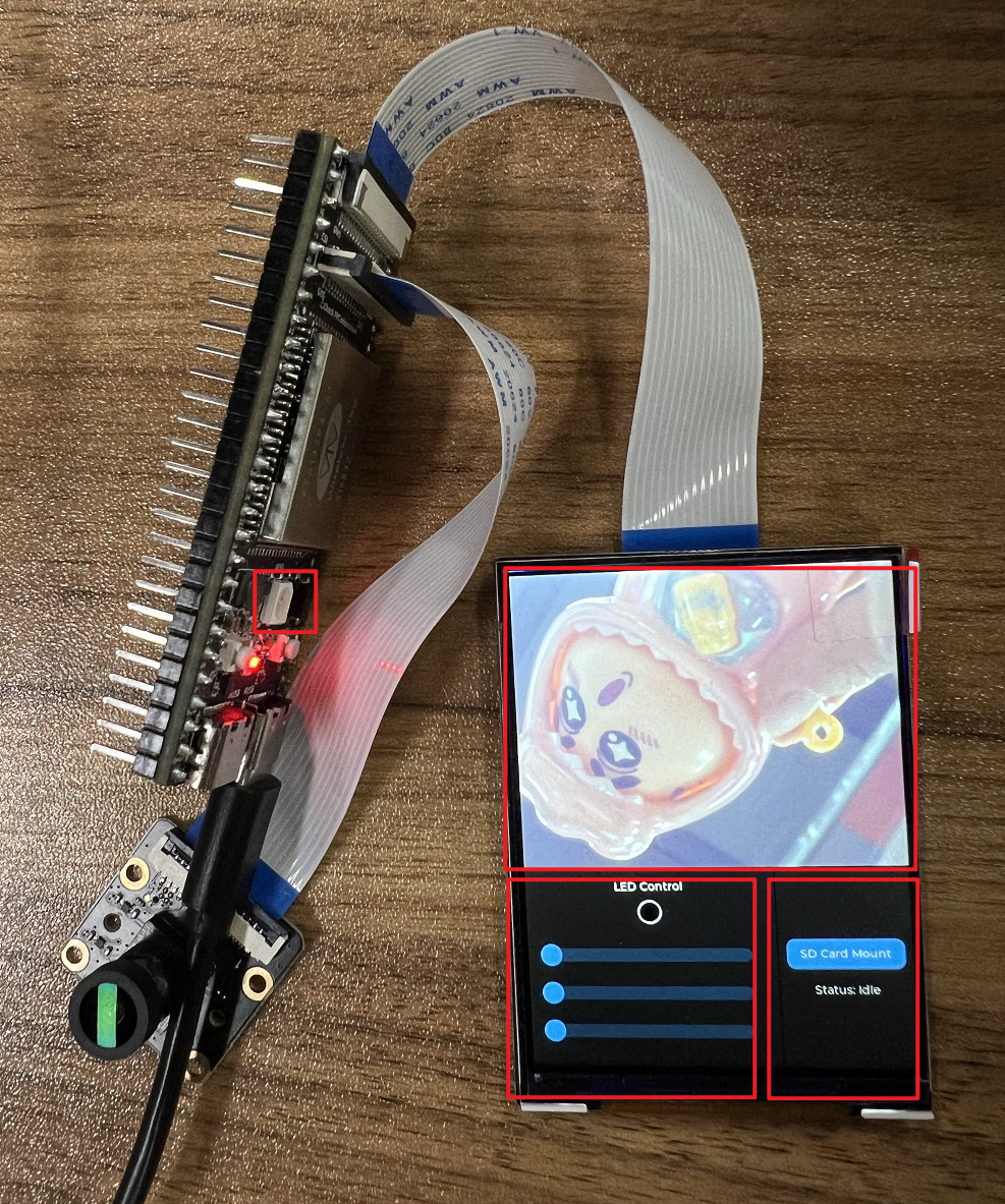 WT9932P4-TINY factory test interface