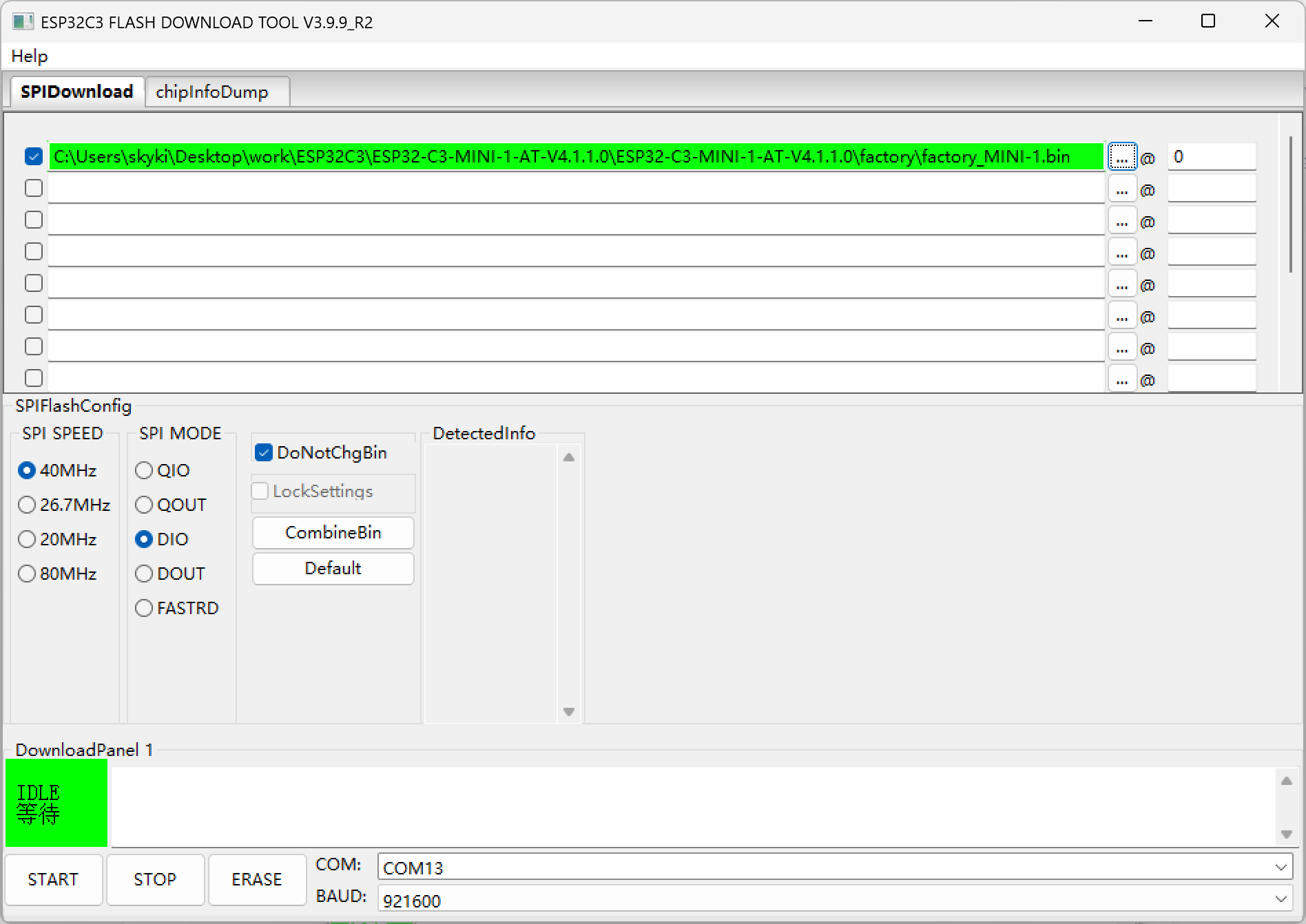Flashing AT Firmware